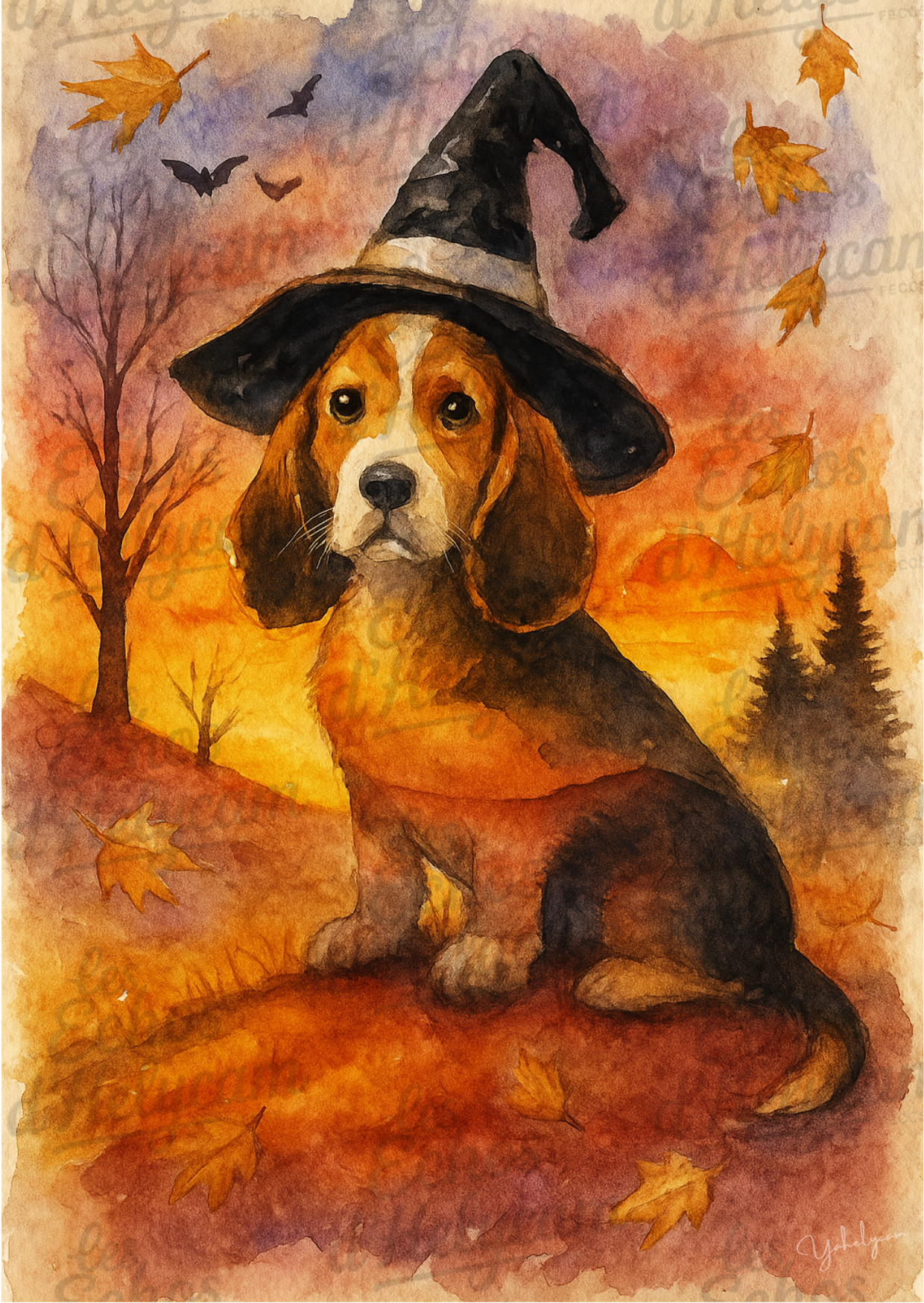 Chien sorcier & ambiance automnale