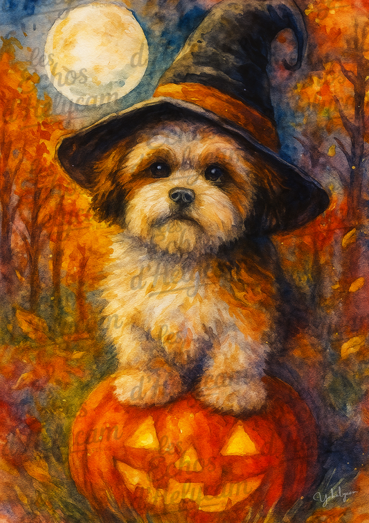 Chien sorcier & ambiance automnale