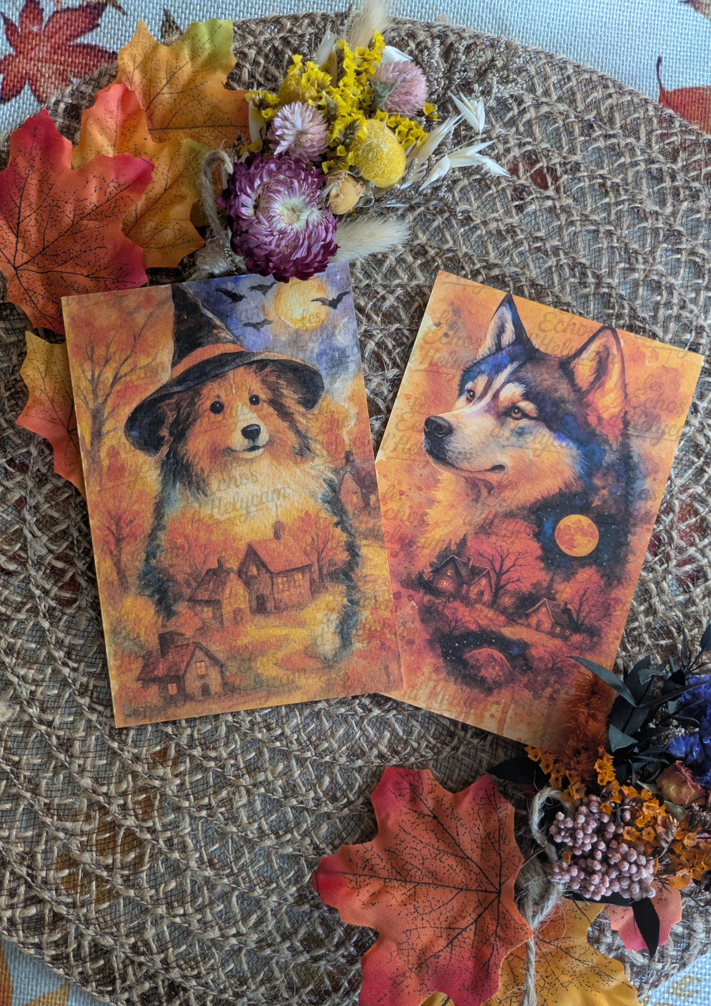 Chien sorcier & ambiance automnale