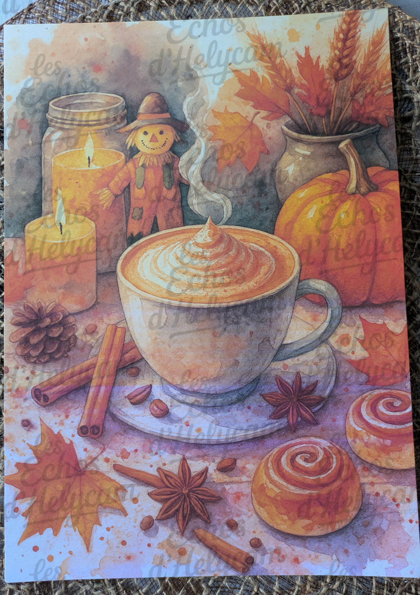 Affiche automnale Pumpkin Spice