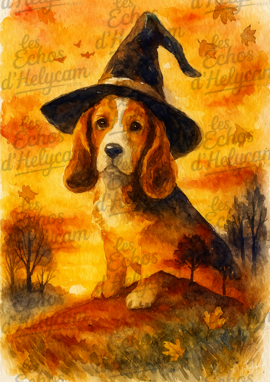 Chien sorcier & ambiance automnale