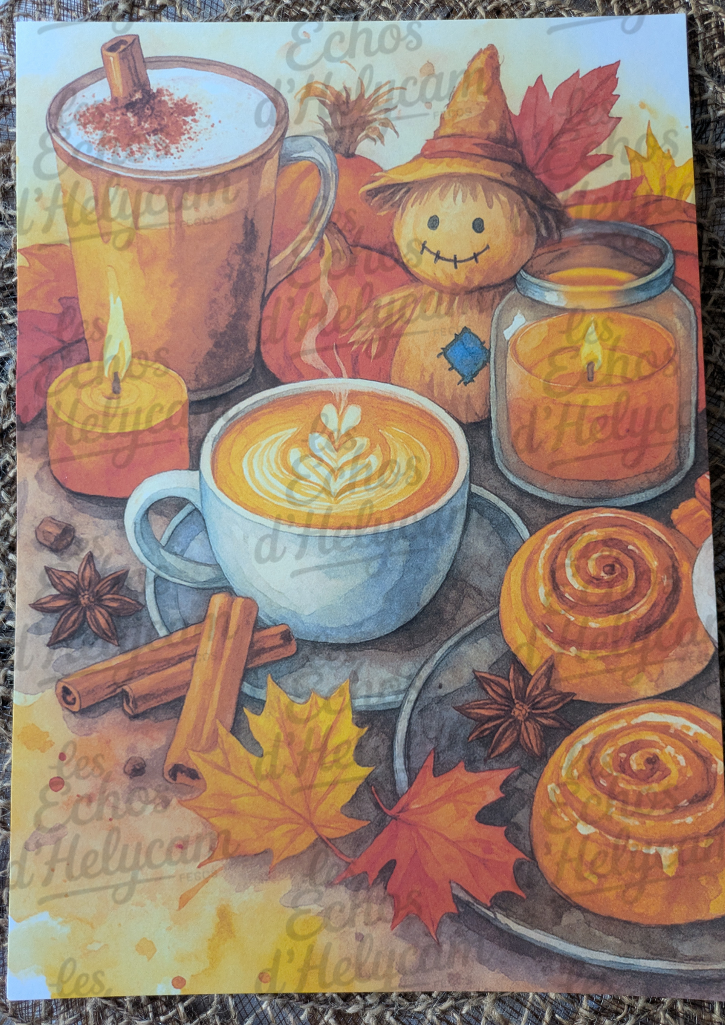 Affiche automnale Pumpkin Spice