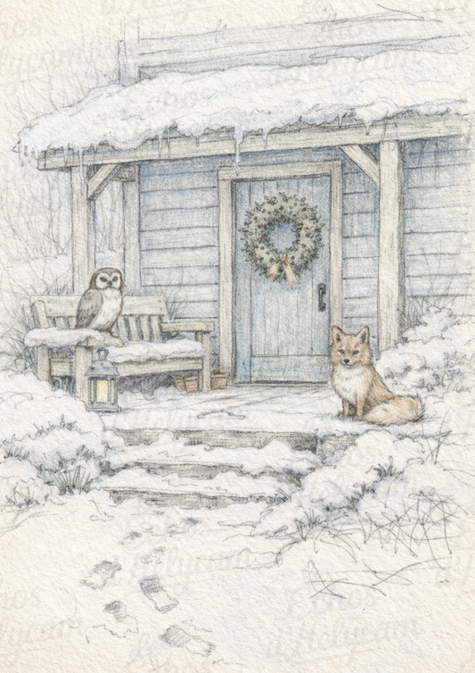 L’hiver au seuil de la maison