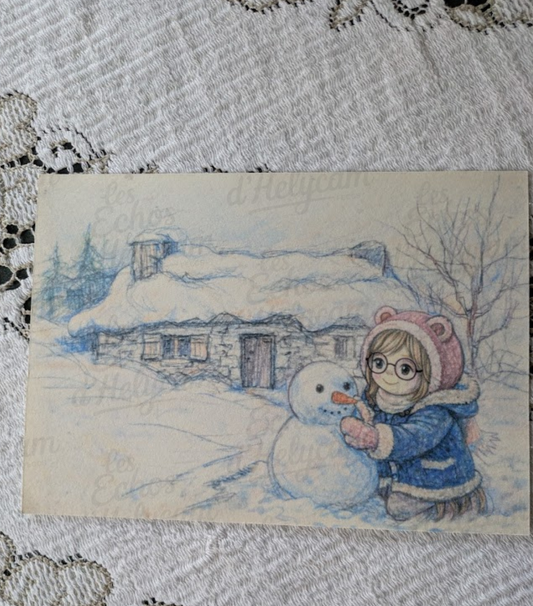 Affiche A5 – Scène d’hiver