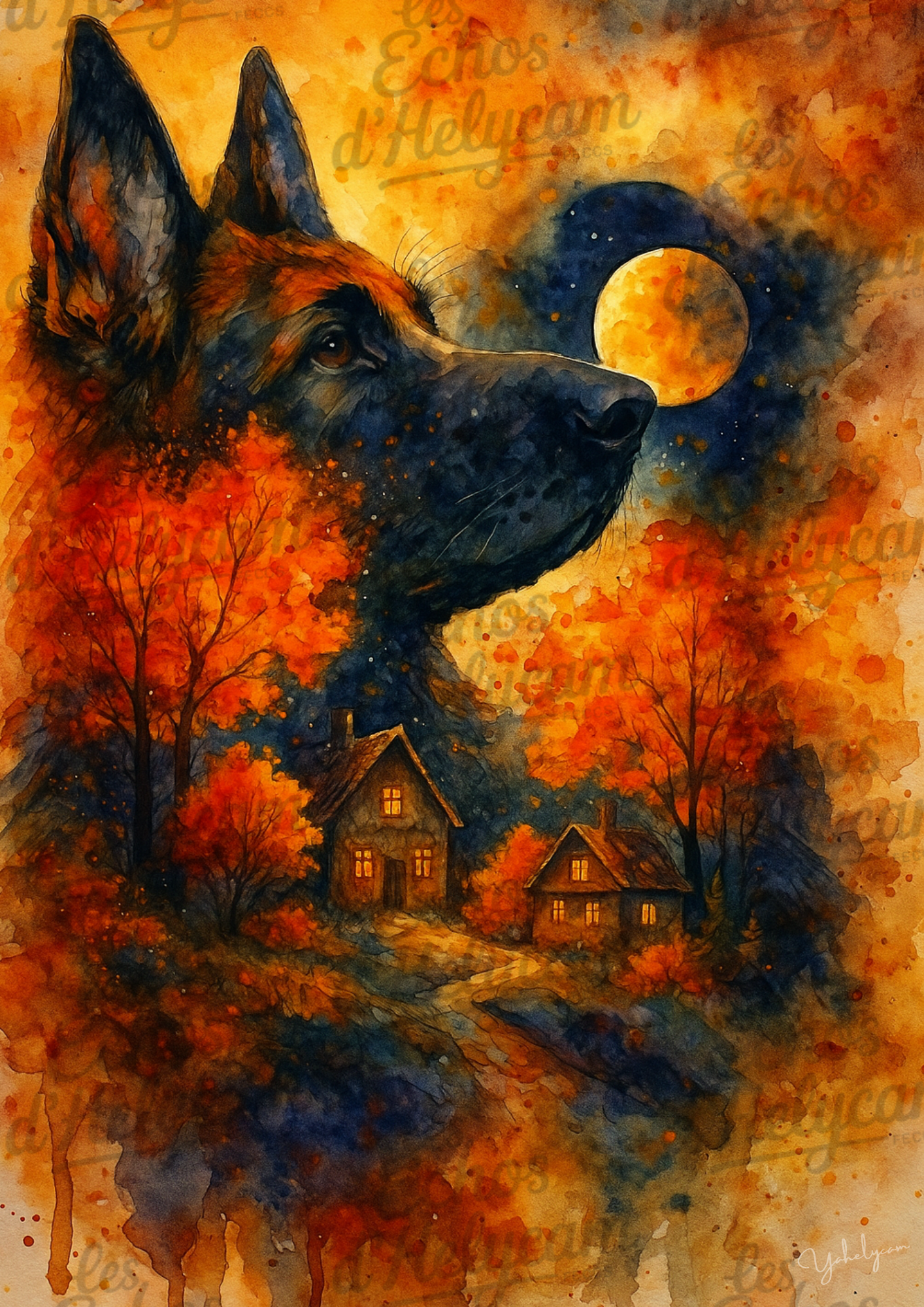 Chien sorcier & ambiance automnale