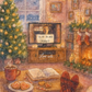 Affiche de Noël – Soirée cosy devant la télé