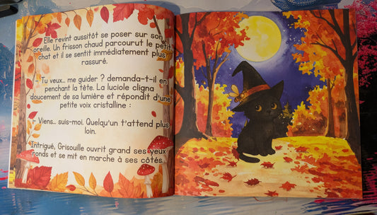 Grisouille et la lune dorée 🐈‍⬛