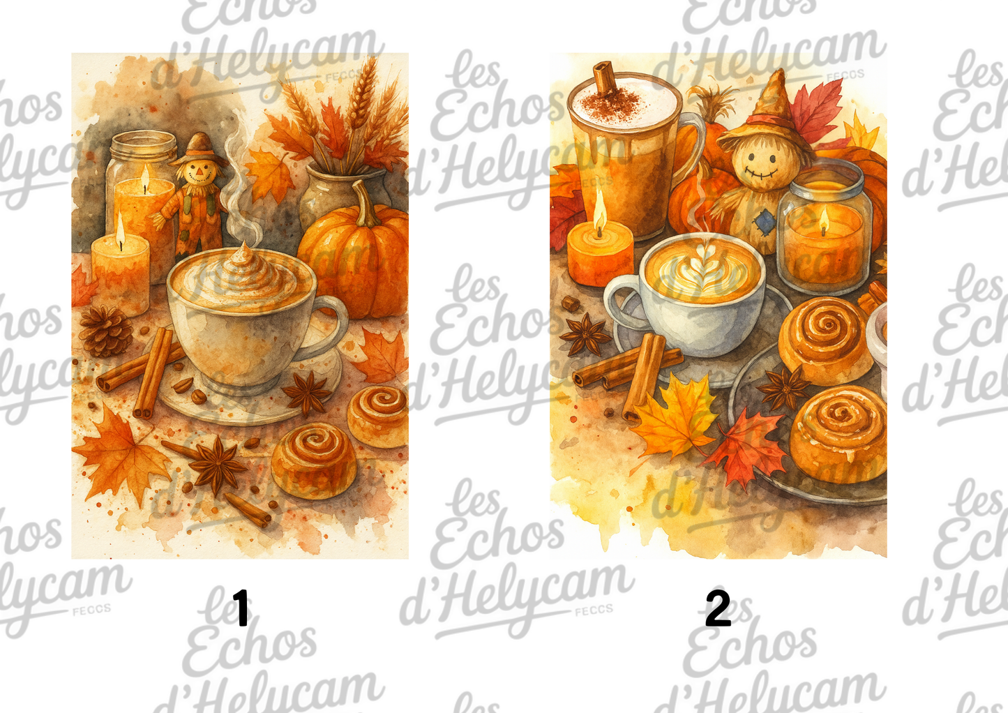 Affiche automnale Pumpkin Spice