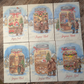 Lot de 6 cartes “Les vitrines d’hiver” – avec enveloppes (France & International)